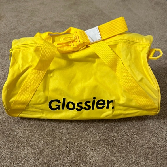 Glossier Bags Brand New Glossier Yellow Duffle Bag Poshmark